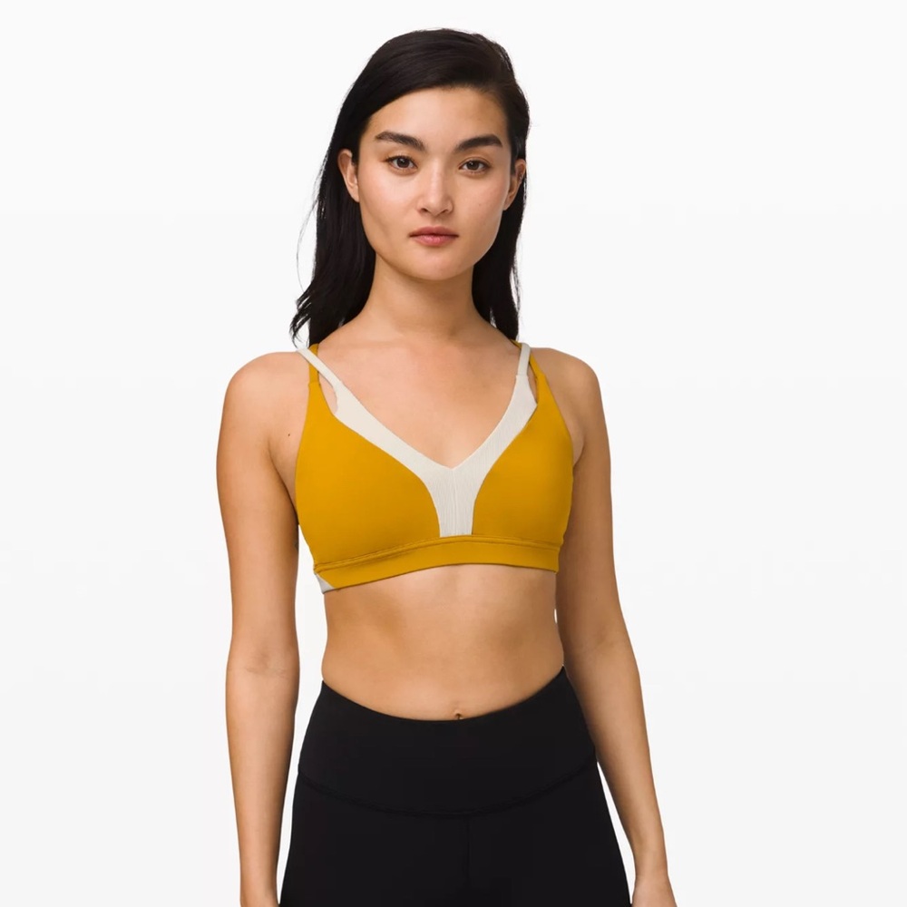 Lululemon ambition two tone sports bra size 4